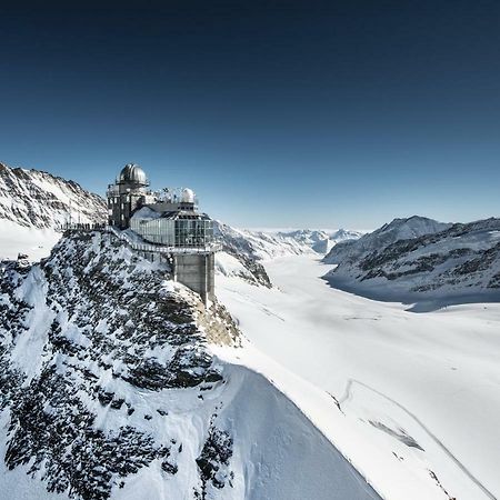 Ferienwohnung Haus Bel Air Wengen Exterior foto