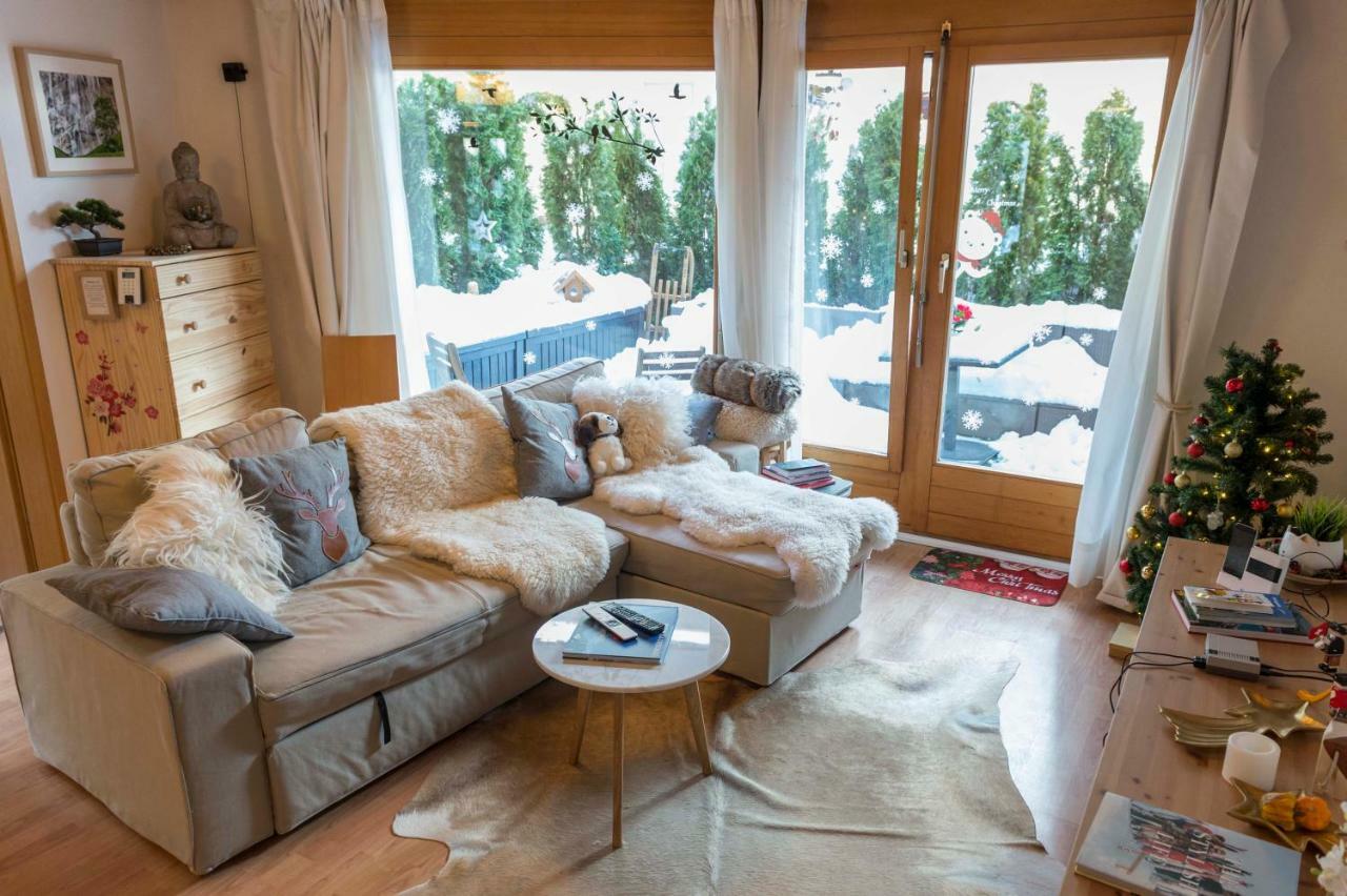 Ferienwohnung Haus Bel Air Wengen Exterior foto