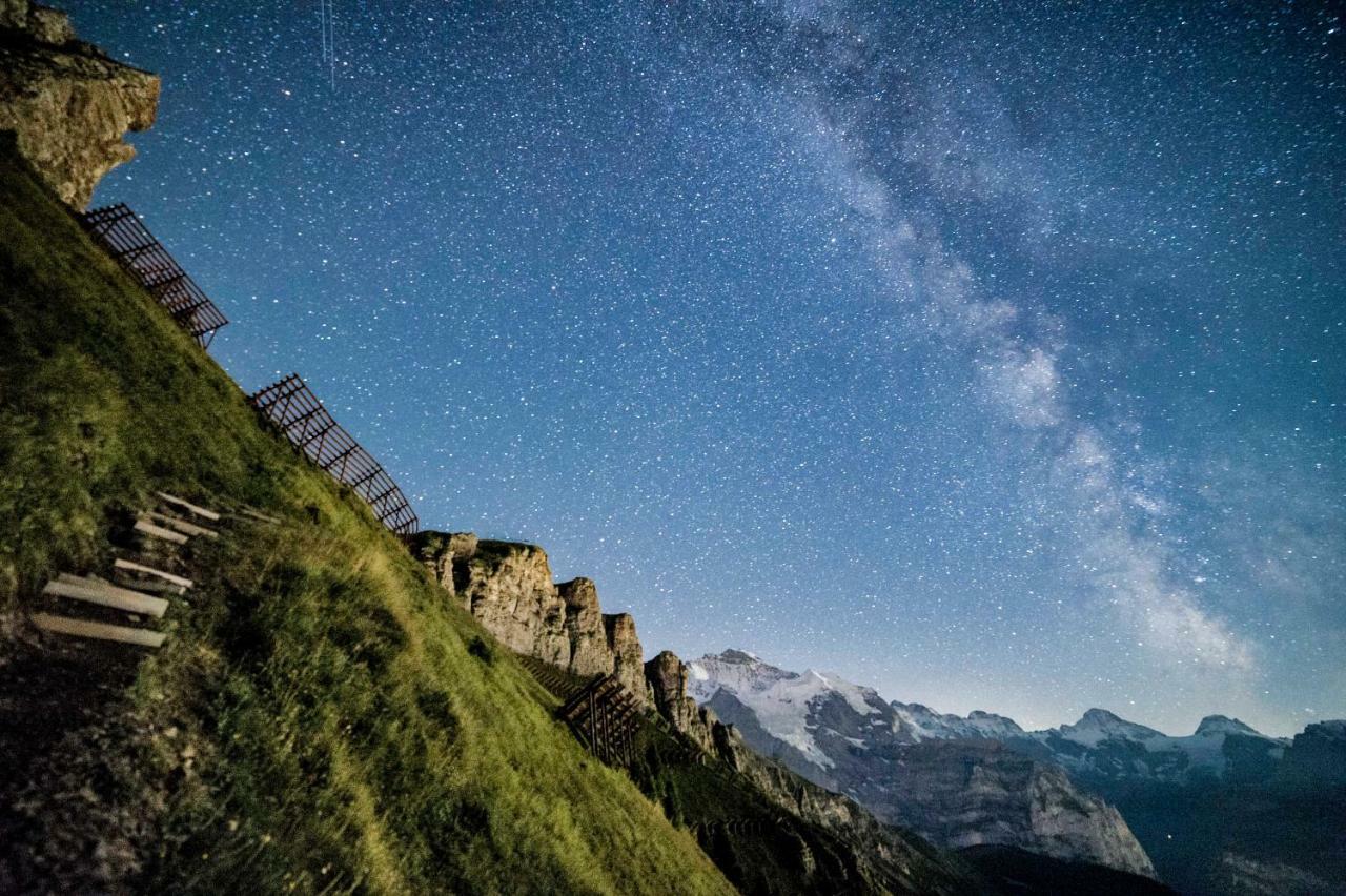 Ferienwohnung Haus Bel Air Wengen Exterior foto