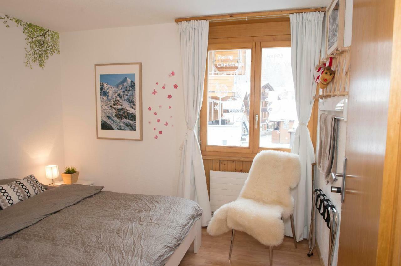 Ferienwohnung Haus Bel Air Wengen Exterior foto