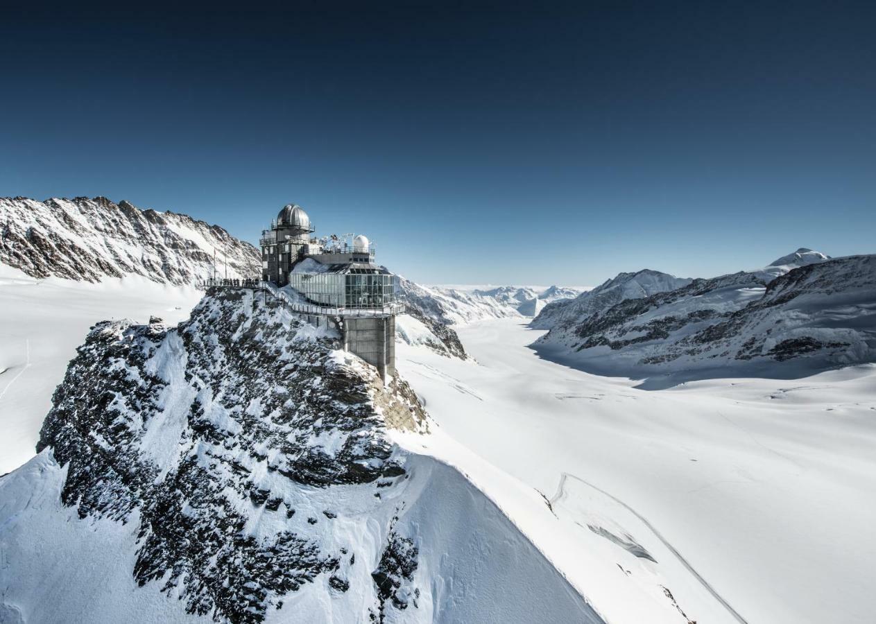 Ferienwohnung Haus Bel Air Wengen Exterior foto