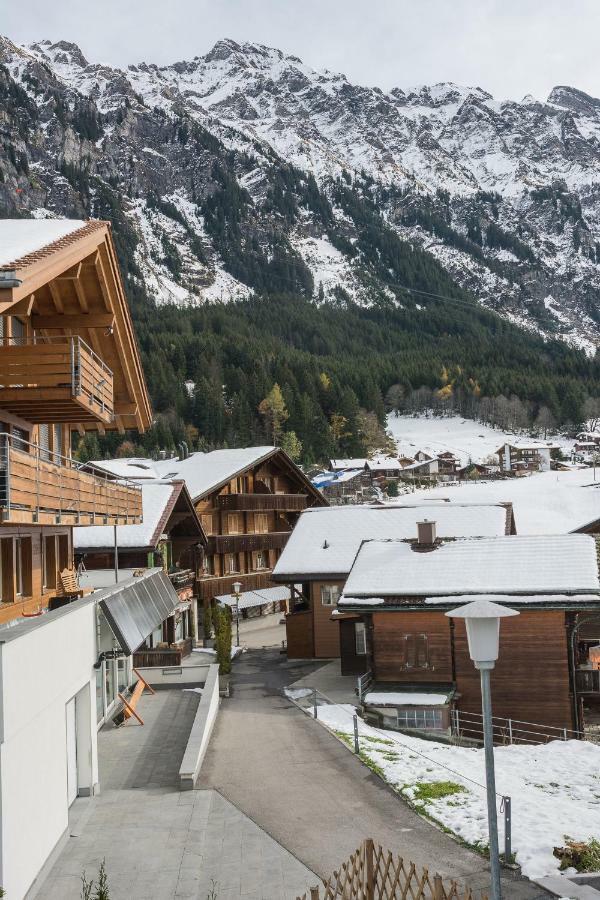 Ferienwohnung Haus Bel Air Wengen Exterior foto